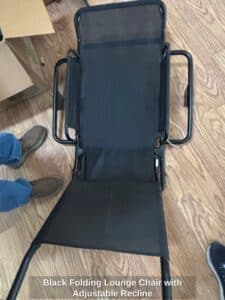 Black-Folding-Lounge-Chair-with-Adjustable-Recline-second-image
