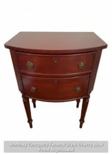 Bombay-Company-Federal-Style-Cherry-Bow-Front-Nightstand-1