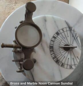 Brass-and-Marble-Noon-Cannon-Sundial-second-image