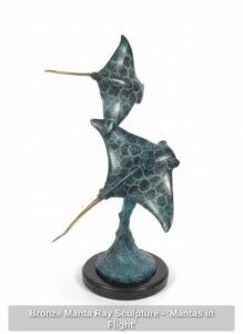 Bronze-Manta-Ray-Sculpture-Mantas-in-Flight