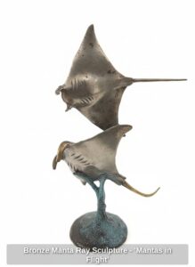 Bronze-Manta-Ray-Sculpture-Mantas-in-Flight-third-image