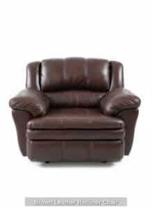 Brown-Leather-Recliner-Chair