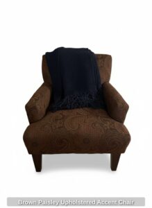 Brown-Paisley-Upholstered-Accent-Chair