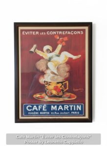 Caf-Martin-viter-les-Contrefaons-Poster-by-Leonetto-Cappiello