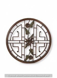 Carved-Wood-Decorative-Screen-Panel
