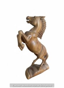Carved-Wooden-Horse-Sculpture-second-image