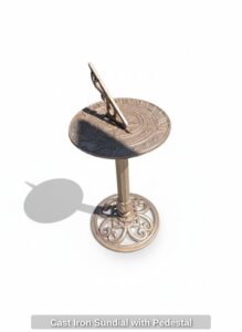 Cast-Iron-Sundial-with-Pedestal