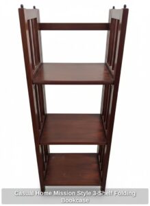 Casual-Home-Mission-Style-Shelf-Folding-Bookcase-1