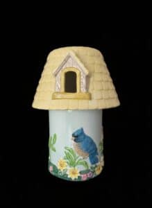 Ceramic-Bluebird-Birdhouse-Cookie-Jar