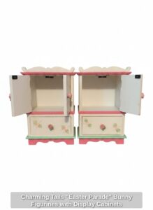 Charming-Tails-Easter-Parade-Bunny-Figurines-with-Display-Cabinets-second-image