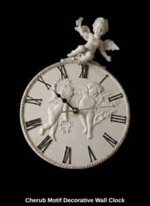 Cherub-Motif-Decorative-Wall-Clock-second-image
