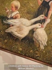 Children-with-Geese-Oil-Painting-by-William-Weekes-second-image