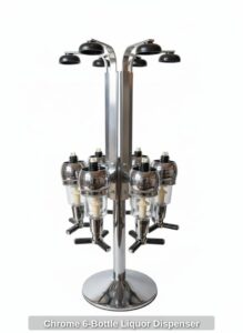 Chrome-Bottle-Liquor-Dispenser