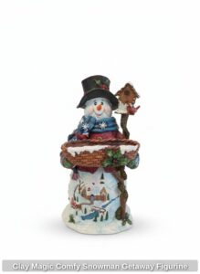 Clay-Magic-Comfy-Snowman-Getaway-Figurine