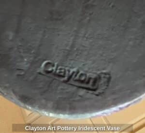 Clayton-Art-Pottery-Iridescent-Vase-third-image
