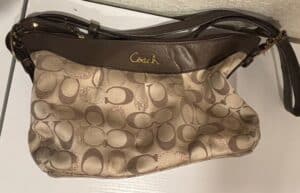 Coach-Signature-Jacquard-Hobo-Bag-with-Metallic-Threads-and-Matching-Wallet