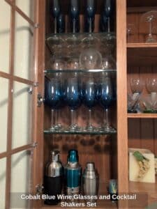 Cobalt-Blue-Wine-Glasses-and-Cocktail-Shakers-Set