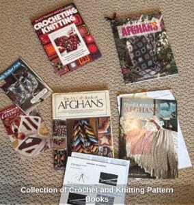Collection-of-Crochet-and-Knitting-Pattern-Books