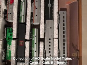 Collection-of-HO-Scale-Model-Trains-Illinois-Central-Gulf-Burlington-Milwaukee-Road-fifth-image