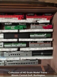 Collection-of-HO-Scale-Model-Trains-Illinois-Central-Gulf-Burlington-Milwaukee-Road-second-image