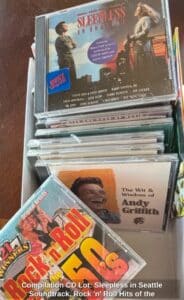 Compilation-CD-Lot-Sleepless-in-Seattle-Soundtrack-Rock-n-Roll-Hits-of-the-s-and-The-Wit-Wisdom-of-Andy-Griffith