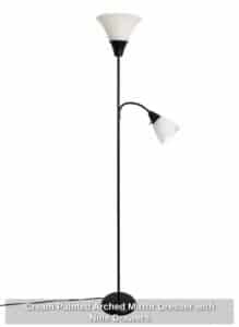 Cream-Painted-Arched-Mirror-Dresser-with-Nine-Drawers