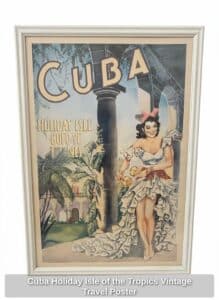 Cuba-Holiday-Isle-of-the-Tropics-Vintage-Travel-Poster