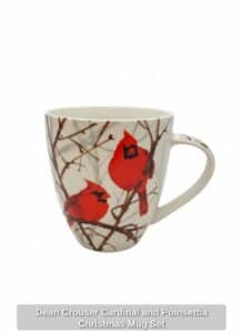 Dean-Crouser-Cardinal-and-Poinsettia-Christmas-Mug-Set-third-image