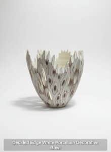 Deckled-Edge-White-Porcelain-Decorative-Bowl-third-image