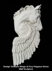 Design-Toscano-Wings-of-Fury-Pegasus-Horse-Wall-Sculpture