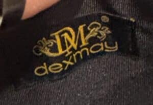 DexMey-Black-Saffiano-Leather-Envelope-Clutch-with-Chain-Strap-fourth-image