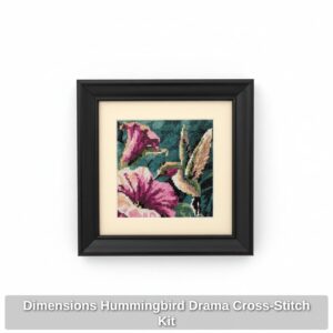 Dimensions-Hummingbird-Drama-Cross-Stitch-Kit