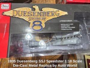 Duesenberg-SSJ-Speedster-Scale-Die-Cast-Metal-Replica-by-Auto-World-second-image