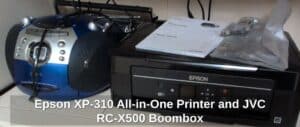 Epson-XP-All-in-One-Printer-and-JVC-RC-X-Boombox