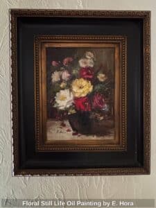 Floral-Still-Life-Oil-Painting-by-E.-Hora