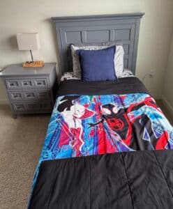 Gray-Twin-Bed-Frame-with-Storage-and-Matching-Nightstand-second-image