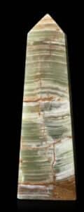 Green-Banded-Onyx-Obelisk-Pair
