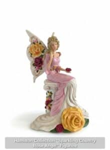 Hamilton-Collection-Sparkling-Country-Rose-Angel-Figurine-third-image