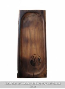 Hand-Carved-Wooden-Rolling-Tray-with-Camel-Motif
