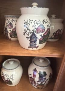 Home-Garden-Party-Country-Collection-Hand-Painted-Ceramic-Canister-Set-