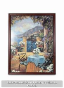 Italian-Coastal-Scene-Painting-by-Thomas-Kinkade