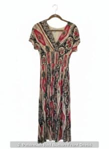 J.-Peterman-Red-Button-Front-Dress-fourth-image