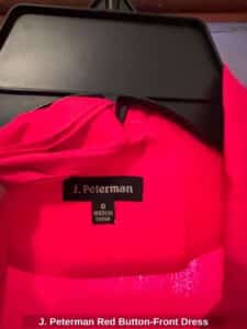 J.-Peterman-Red-Button-Front-Dress-second-image