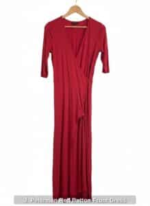 J.-Peterman-Red-Button-Front-Dress-third-image