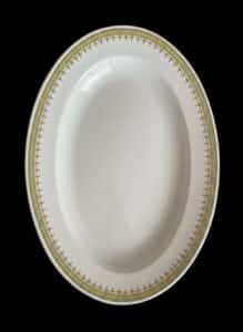 Johann-Haviland-Blue-Garland-Porcelain-Serving-Platters-Set-of-and-Ornate-Cherub-Plate-second-image