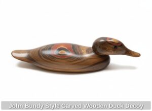 John-Bundy-Style-Carved-Wooden-Duck-Decoy-second-image