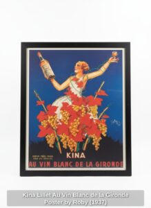 Kina-Lillet-Au-Vin-Blanc-de-la-Gironde-Poster-by-Roby-