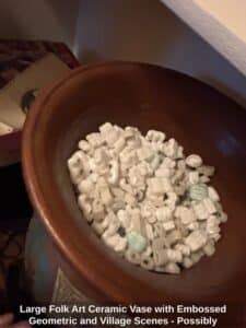 Large-Folk-Art-Ceramic-Vase-with-Embossed-Geometric-and-Village-Scenes-Possibly-Mexican-or-Southwestern-second-image