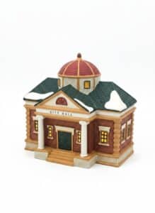 Lemax-Dickensvale-Collectibles-City-Hall-Porcelain-Lighted-House-second-image
