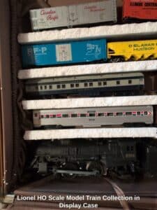 Lionel-HO-Scale-Model-Train-Collection-in-Display-Case-second-image